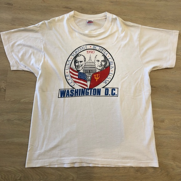 Other - Vintage 1990 USA/Russia Summit T-shirt